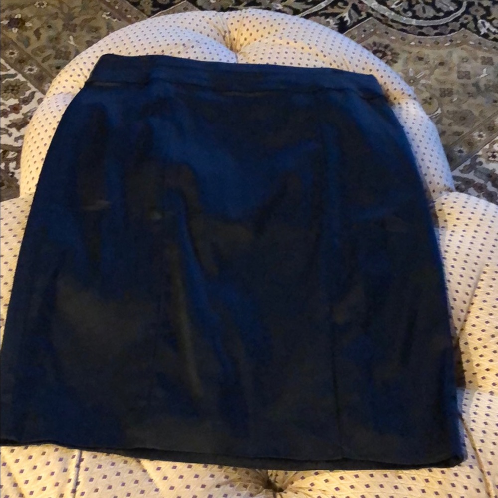 Dressy satin skirt